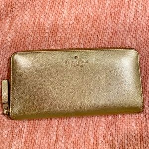 Kate Spade Wallet (Gold)